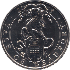 2019 BRILLIANT UNCIRCULATED £5 QUEENS BEASTS YALE OF BEAUFORT BU