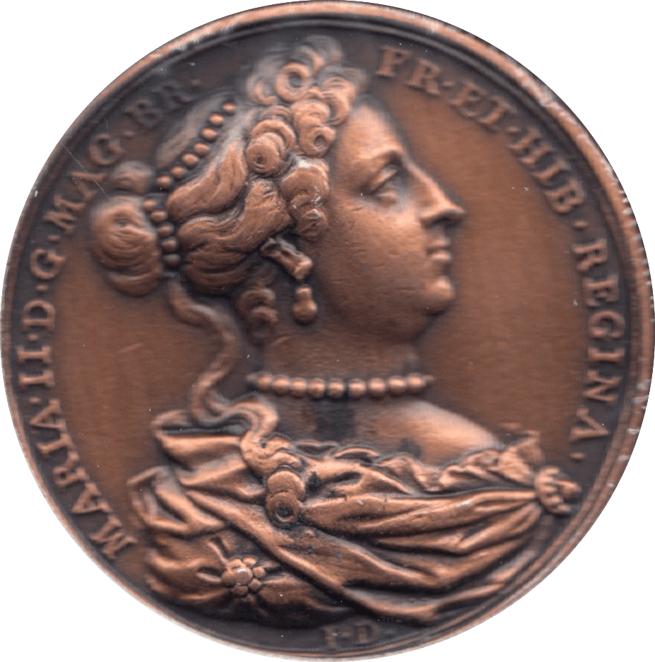 COIN BRONZE 23g MEDALLION MARIA II - MEDALS & MEDALLIONS - Cambridgeshire Coins