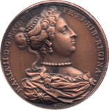 COIN BRONZE 23g MEDALLION MARIA II - MEDALS & MEDALLIONS - Cambridgeshire Coins