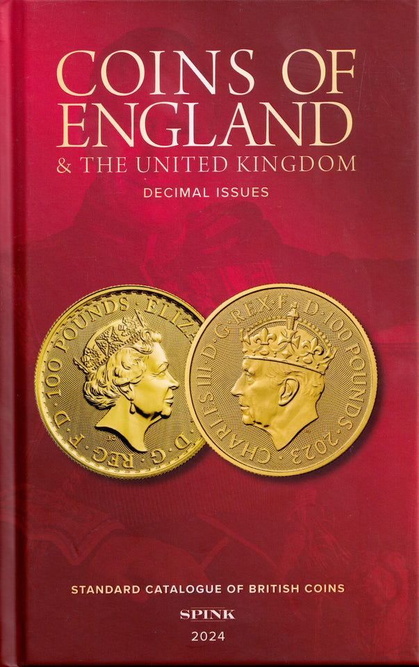 COINS OF ENGLAND 2024 DECIMAL HARDCOVER - SPINK - Coin Book - Cambridgeshire Coins