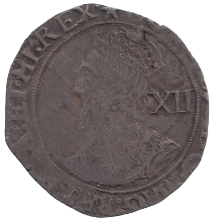 1640 SILVER SHILLING JAMES 1ST