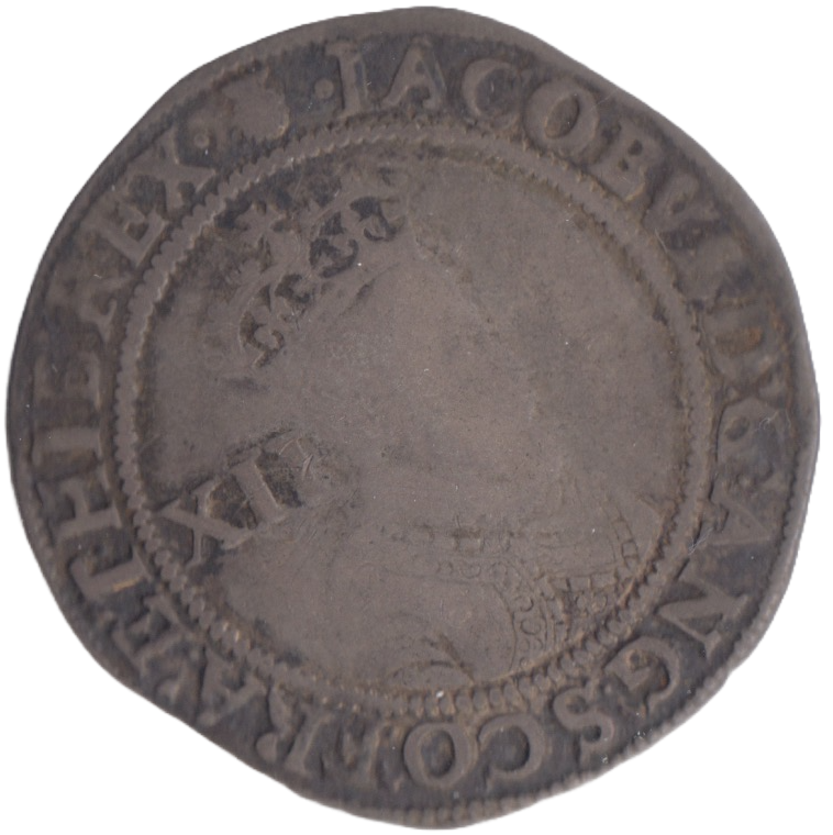 1603 - 1625 SILVER SHILLING JAMES 1ST