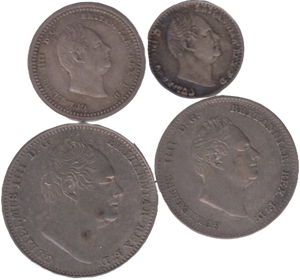 1834 MAUNDY SET WILLIAM IIII