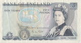 FIVE POUNDS BANKNOTE GILL REF £5 - 88 - £5 BANKNOTES - Cambridgeshire Coins