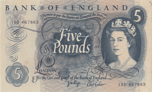 FIVE POUNDS BANKNOTE PAGE REF £5 - 19 - £5 BANKNOTES - Cambridgeshire Coins