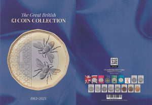 NEW 2025 UK £1 COIN HUNT ALBUM - Coin Album - Cambridgeshire Coins