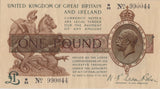 ONE POUND BANKNOTE BANK OF ENGLAND FISHER £1 - 40 - £1 BANKNOTE - Cambridgeshire Coins