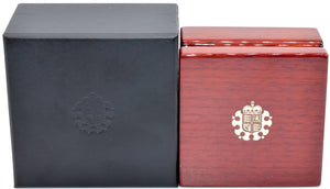 ROYAL MINT HALF SOVEREIGN MAHOGANY COIN BOX WITH CAPSULE - Coin Holders - Cambridgeshire Coins