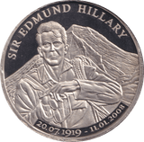 SIR EDMUND HILLARY COIN F208 - WORLD COINS - Cambridgeshire Coins