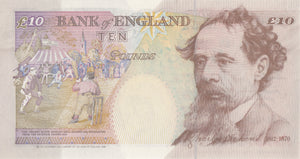 TEN POUNDS BANKNOTE KENTFIELD LAST RUN REF £10 - 83 - £10 Banknotes - Cambridgeshire Coins