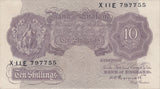 TEN SHILLINGS BANKNOTE PEPPIATT REF SHILL - 1 - 10 SHILLINGS BANKNOTES - Cambridgeshire Coins