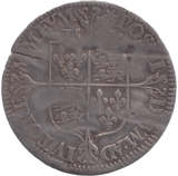 1558 - 1603 SILVER SIXPENCE ELIZABETH 1ST - Hammered Coins - Cambridgeshire Coins