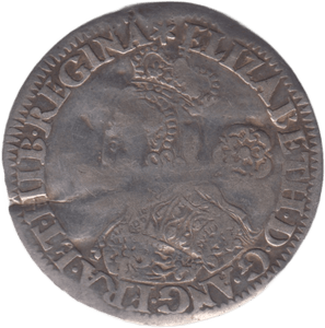 1558 - 1603 SILVER SIXPENCE ELIZABETH 1ST - Hammered Coins - Cambridgeshire Coins