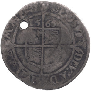 1565 SILVER SIXPENCE ELIZABETH 1ST - Hammered Coins - Cambridgeshire Coins