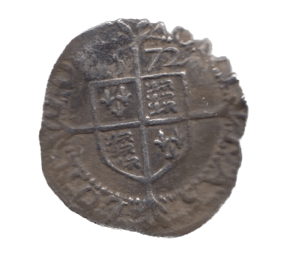 1572 ELIZABETH 1ST SILVER PENNY - Hammered Coins - Cambridgeshire Coins