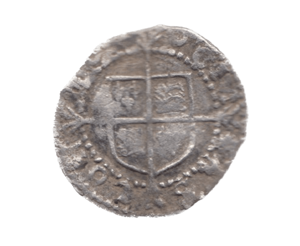 1592 ELIZABETH 1ST SILVER PENNY 6TH ISSUE - Hammered Coins - Cambridgeshire Coins