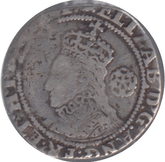 1594 ELIZABETH I SILVER SIXPENCE - Hammered Coins - Cambridgeshire Coins