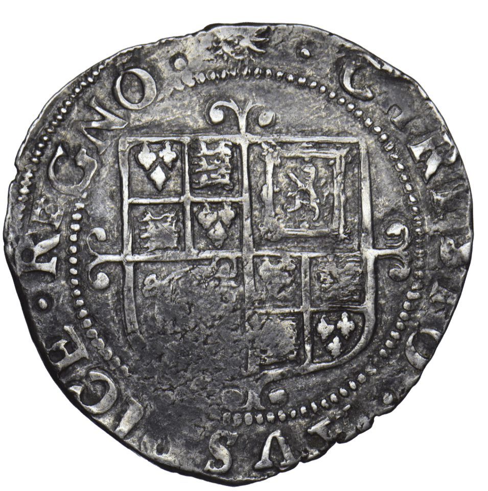 1645 - 46 SHILLING CHARLES I - Hammered Coins - Cambridgeshire Coins