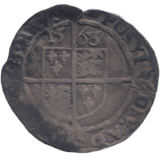 1658 ELIZABETH 1ST SILVER THREEPENCE - Hammered Coins - Cambridgeshire Coins