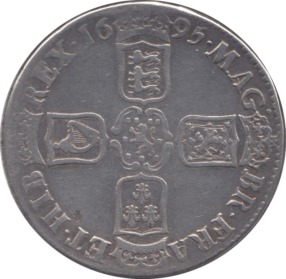 1695 CROWN ( GF ) - Crown - Cambridgeshire Coins