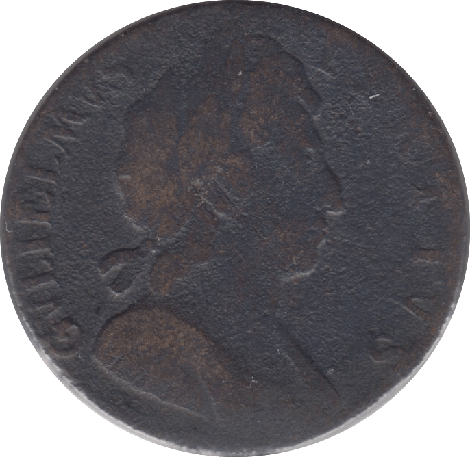 1696 HALF PENNY ( NF ) 2 - Halfpenny - Cambridgeshire Coins