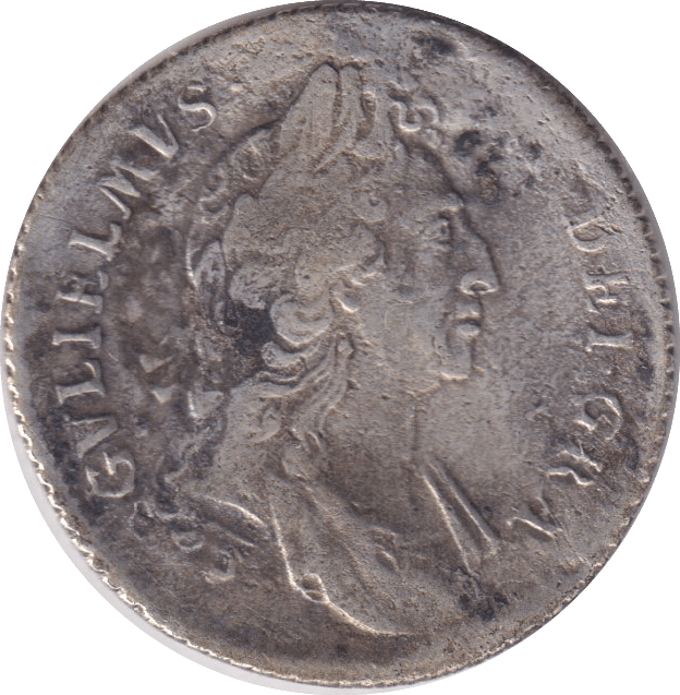 1696 SHILLING ( FINE ) - Halfpenny - Cambridgeshire Coins