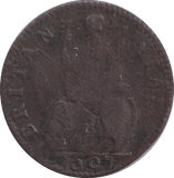 1697 FARTHING ( FINE ) - Farthing - Cambridgeshire Coins