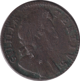 1697 FARTHING ( FINE ) - Farthing - Cambridgeshire Coins