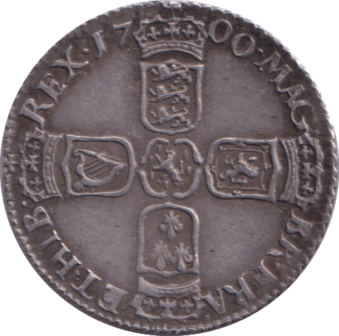 1700 SIXPENCE ( EF ) - Sixpence - Cambridgeshire Coins