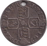 1711 SIXPENCE ( GF ) HOLED - SIXPENCE - Cambridgeshire Coins