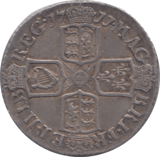 1711 SIXPENCE ( GVF ) QUEEN ANNE - Sixpence - Cambridgeshire Coins