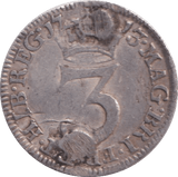 1713 THREEPENCE ( FINE ) - Threepence - Cambridgeshire Coins