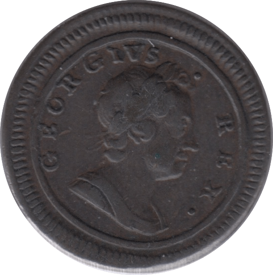 1719 FARTHING ( EF ) - Farthing - Cambridgeshire Coins