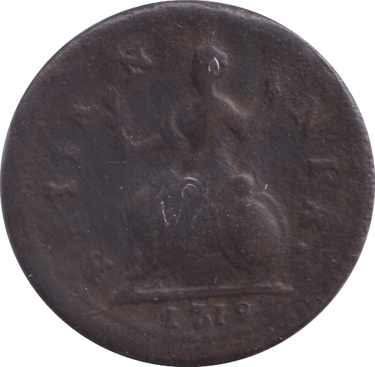 1719 FARTHING ( NF ) - Farthing - Cambridgeshire Coins