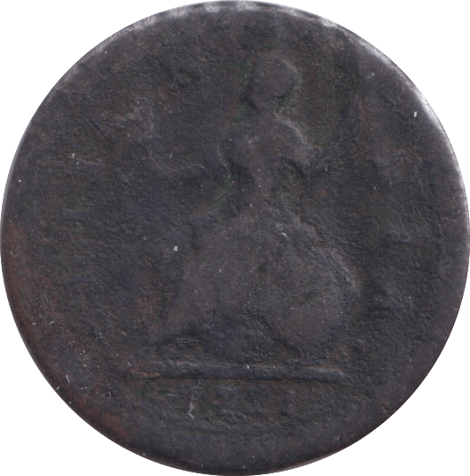 1721 FARTHING ( FAIR ) - Farthing - Cambridgeshire Coins