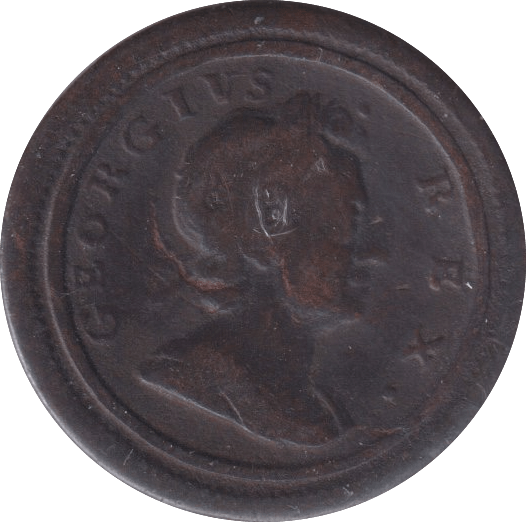 1721 FARTHING ( FINE ) - Farthing - Cambridgeshire Coins