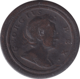 1721 FARTHING ( FINE ) - Farthing - Cambridgeshire Coins