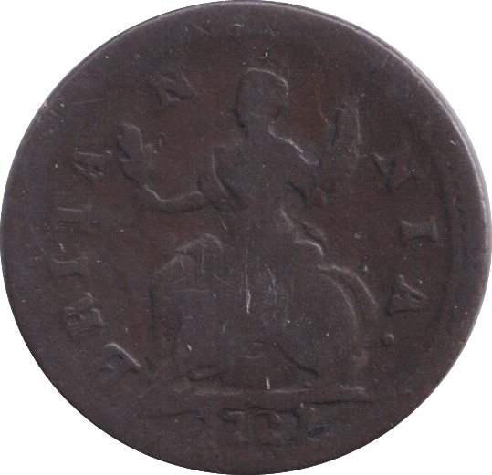 1721 FARTHING ( FINE ) - Farthing - Cambridgeshire Coins