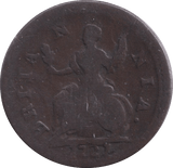 1721 FARTHING ( FINE ) - Farthing - Cambridgeshire Coins