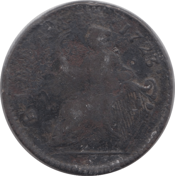 1723 HALFPENNY ( NF ) 14 - HALFPENNY - Cambridgeshire Coins