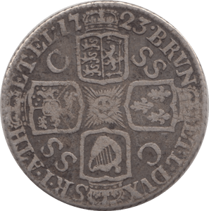 1723 SHILLING ( NF ) SSC - Shilling - Cambridgeshire Coins