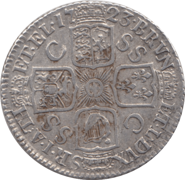 1723 SHILLING ( VF ) - Shilling - Cambridgeshire Coins