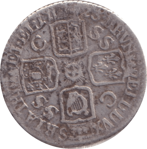 1723 SIXPENCE ( FINE ) - SIXPENCE - Cambridgeshire Coins