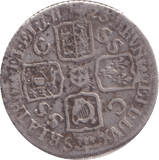 1723 SIXPENCE ( FINE ) - SIXPENCE - Cambridgeshire Coins