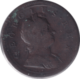 1724 HALFPENNY ( FINE ) - Halfpenny - Cambridgeshire Coins