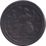 1724 HALFPENNY ( FINE ) - Halfpenny - Cambridgeshire Coins