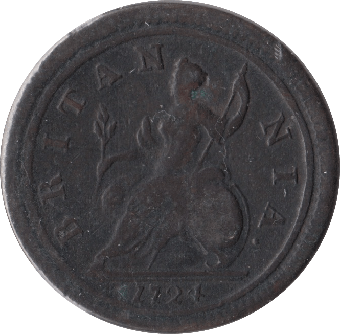 1724 HALFPENNY ( GF ) - Halfpenny - Cambridgeshire Coins