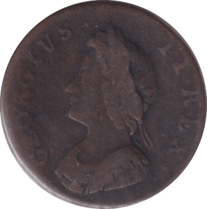 1730 FARTHING ( FINE ) - Farthing - Cambridgeshire Coins