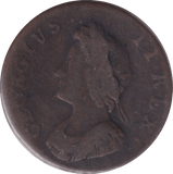 1730 FARTHING ( FINE ) - Farthing - Cambridgeshire Coins