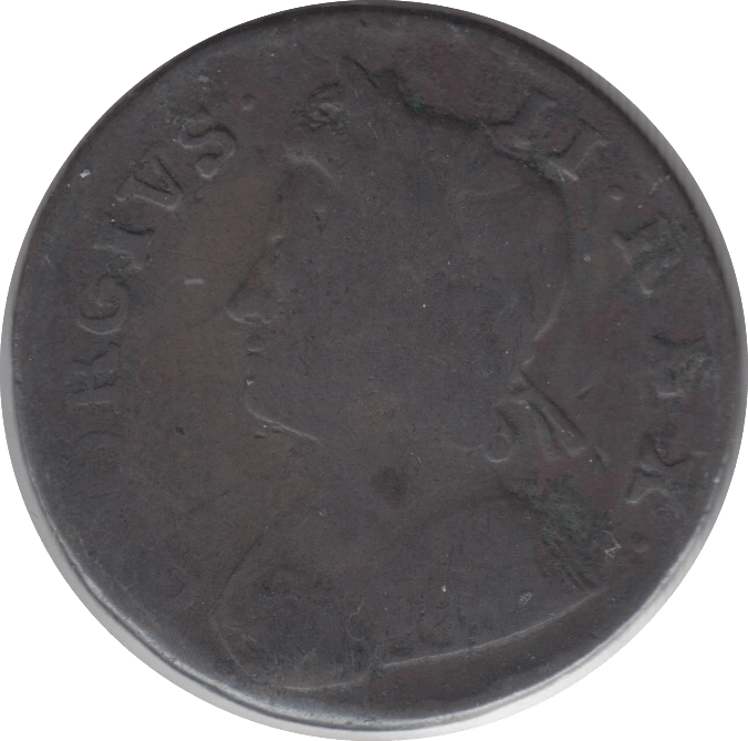 1730 HALFPENNY ( FINE ) - Halfpenny - Cambridgeshire Coins